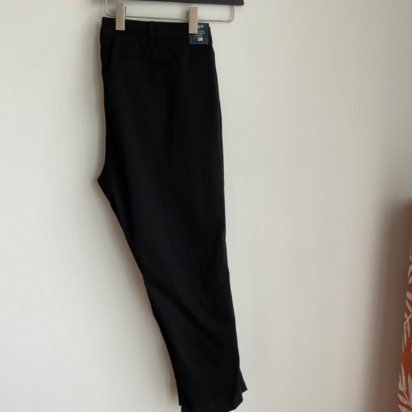 NWT J. Crew Factory Womans Black High-Rise Girlfriend Chino Pant SZ 18 - Picture 5 of 7